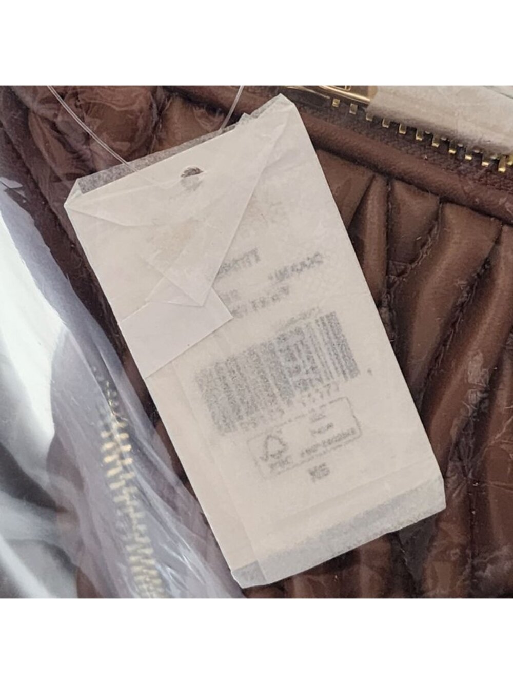 Michael Kors Women's Bag Merritt Matelasse Convertible Crossbody Bag Brown NWT - Picture 4 of 12